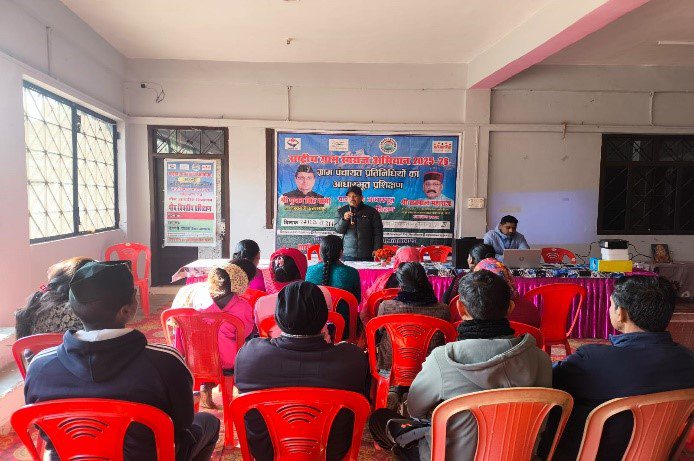 Panchayati Raj representatives and village leaders in grassroots governance training